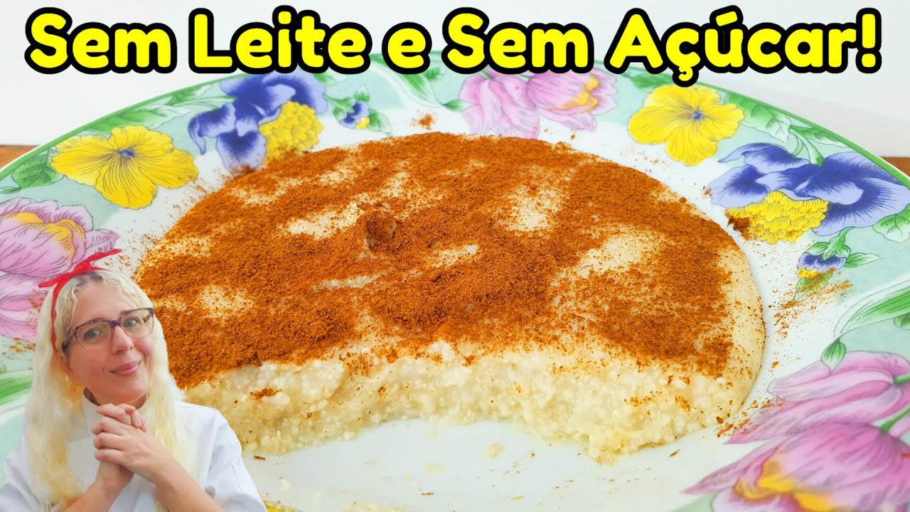 Como fazer Mingau sem LEITE  e sem AÇÚCAR / Receita de Mingau de Aveia com Água