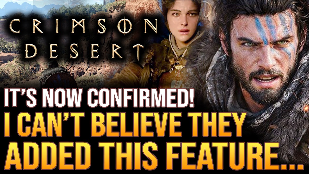 Crimson Desert -  It's Now Confirmed!  I Can't Believe They Added This Feature...