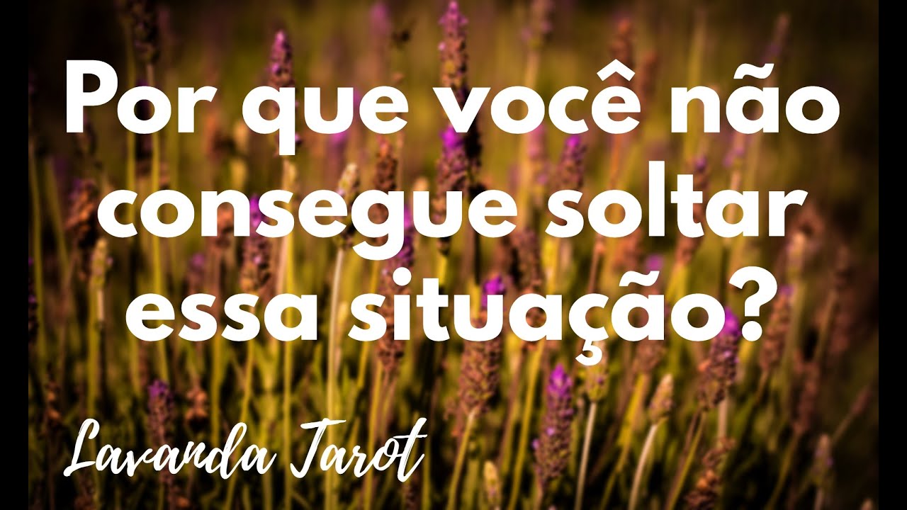 #tarot 💜💌 Por que você não consegue soltar essa situação?💜💌