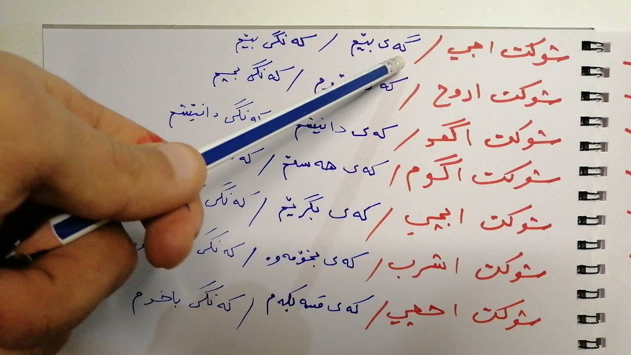 فێربونی زمانی عەرەبی چۆن بلێم کەی دەروی یان با بروێن