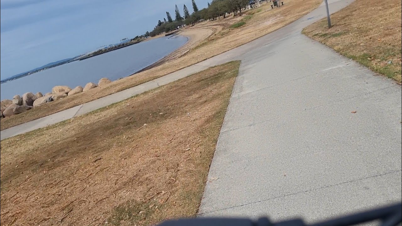 Clontarf Beach to Aspley. Bridge, bike ways, parks etc. #ebike