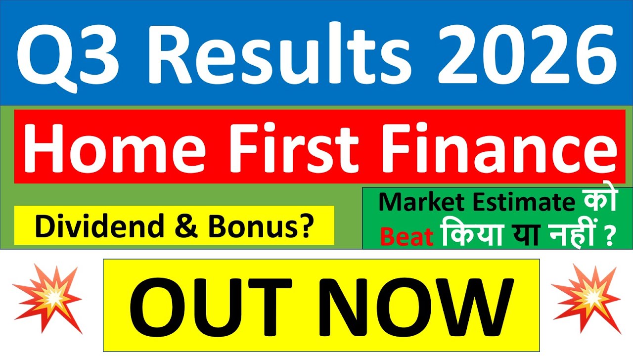 Home First Finance q3 results 2026 |Home First Finance results today | Home First Finance Share News