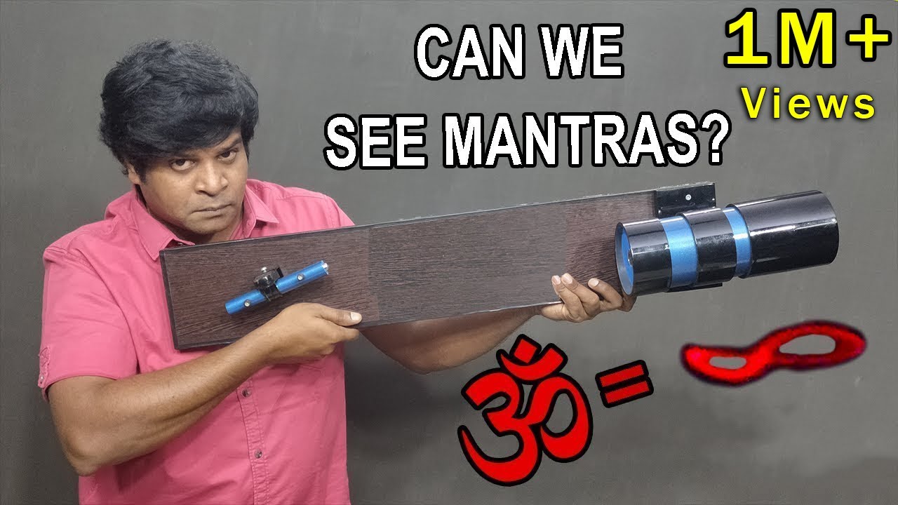 AUM = INFINITY? Built a MANTRASCOPE to SEE Ancient Sounds! Praveen Mohan