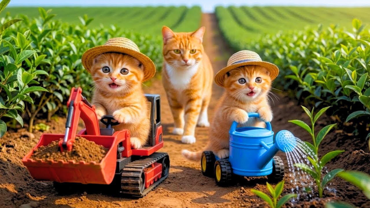 💔➡️❤️ Mother & Kitten Stuck on the Tea Hill… What the Kitten Did Was Amazing