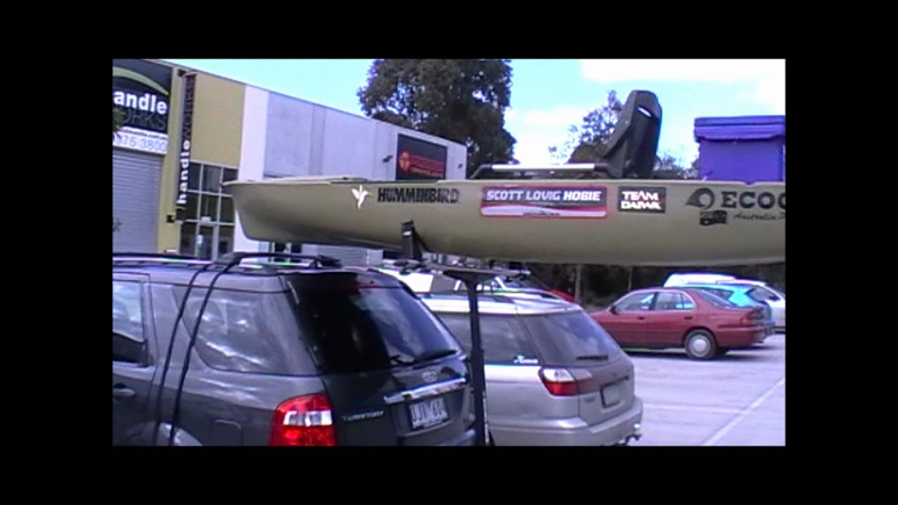Rhino Rack T Loader demo with Hobie Pro Angler by Scott Lovig Hobie