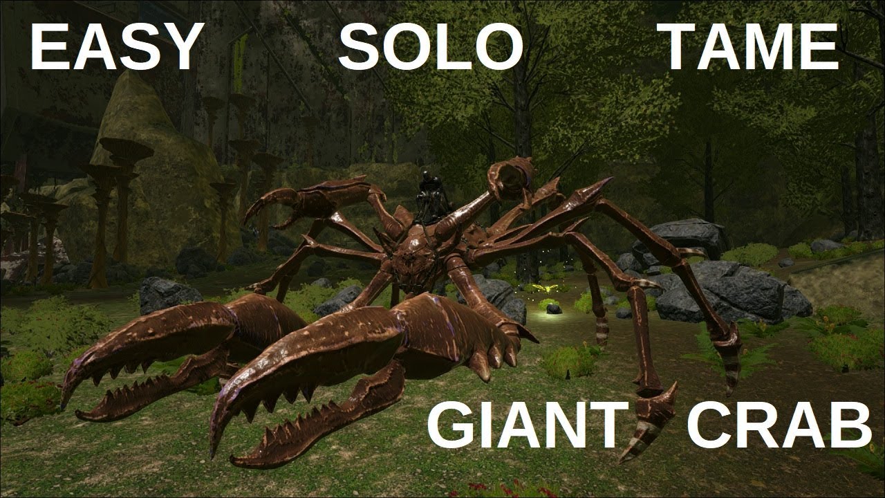 EASY KARKINOS SOLO TAMING - ARK Aberration - How To Make The Best Giant Crab Trap