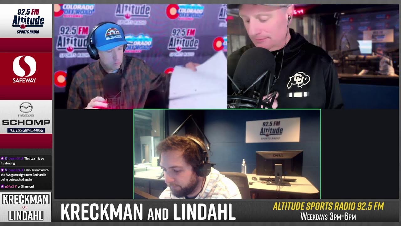 Bo v Sean, Greg Penner Speaks, Legwold @ 9am, Avs fall flat in Ottawa - ASR Live