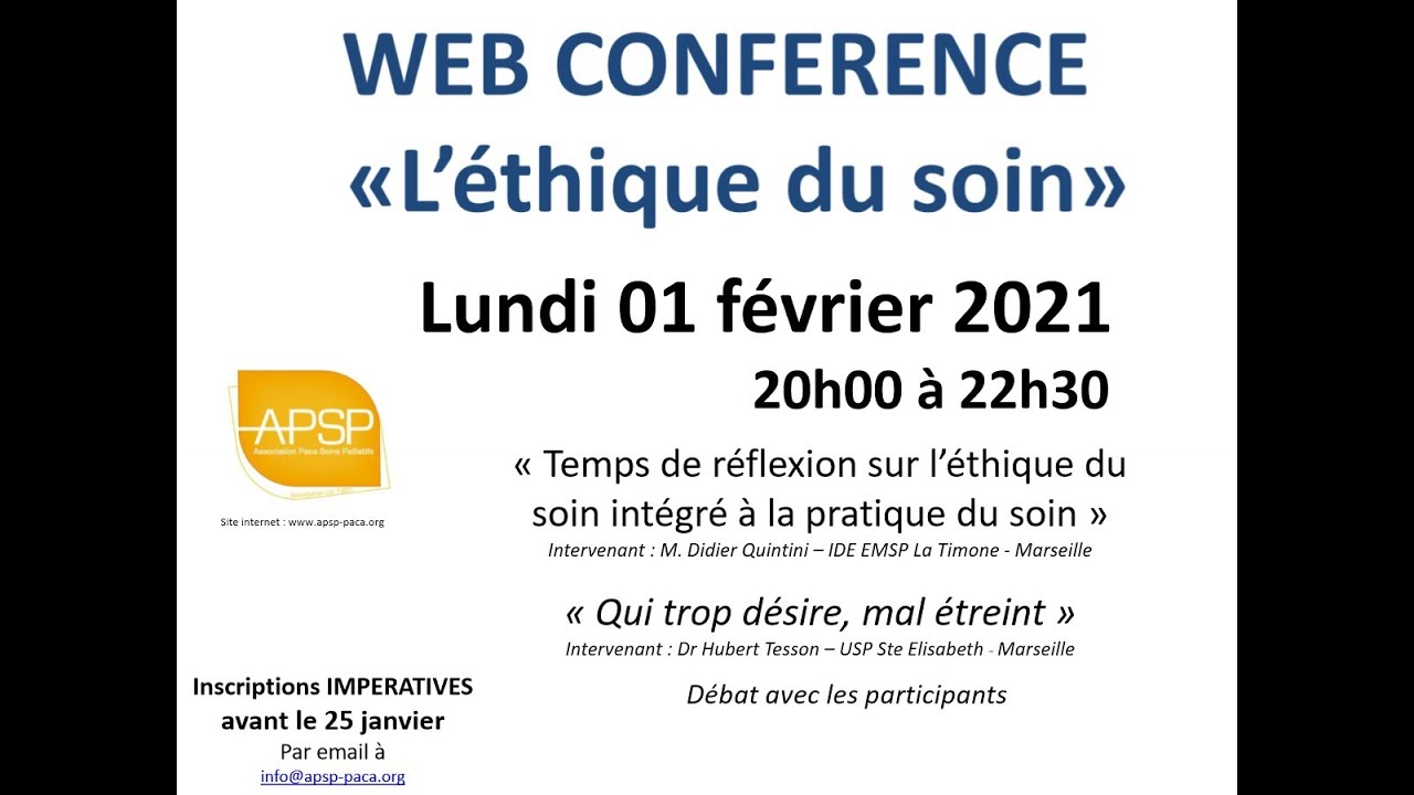 L’éthique du soin