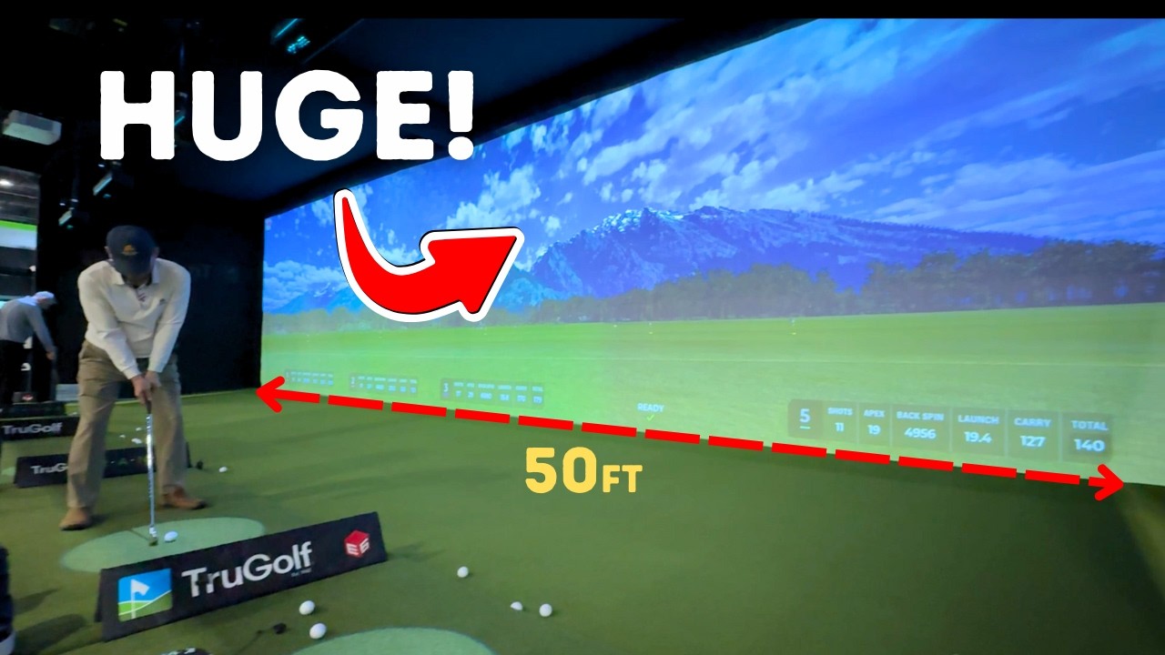 Установка для симулятора мини-гольфа на выставке PGA Show 2026! (TruGolf Apogee | E6 Apex)