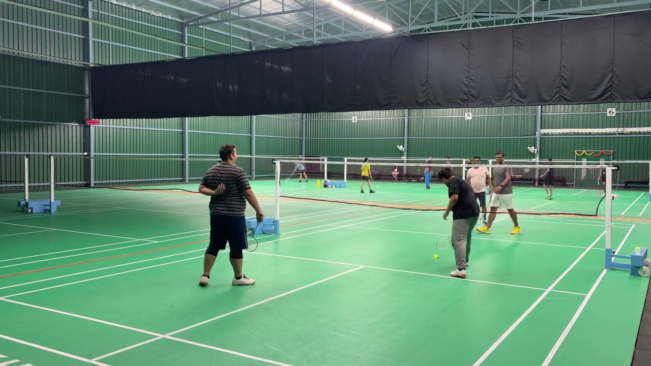 Badminton game with friends - Game 12
