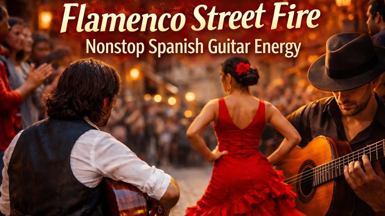 Flamenco Street Fire | Nonstop Spanish Guitar Energy