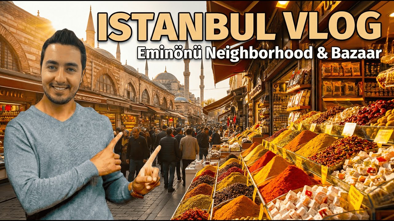 تاهت بي السبل في أكثر أسواق إسطنبول ازدحامًا! 😱 | إمينونو اليوم الخامس الجزء الرابع Travel Vlog