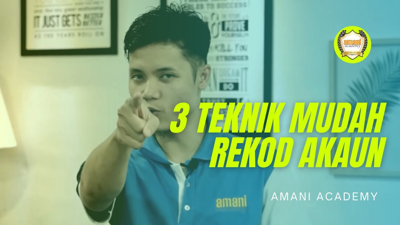 Cara nak rekod akaun bisnes. No. 1 paling mudah dan murah :)