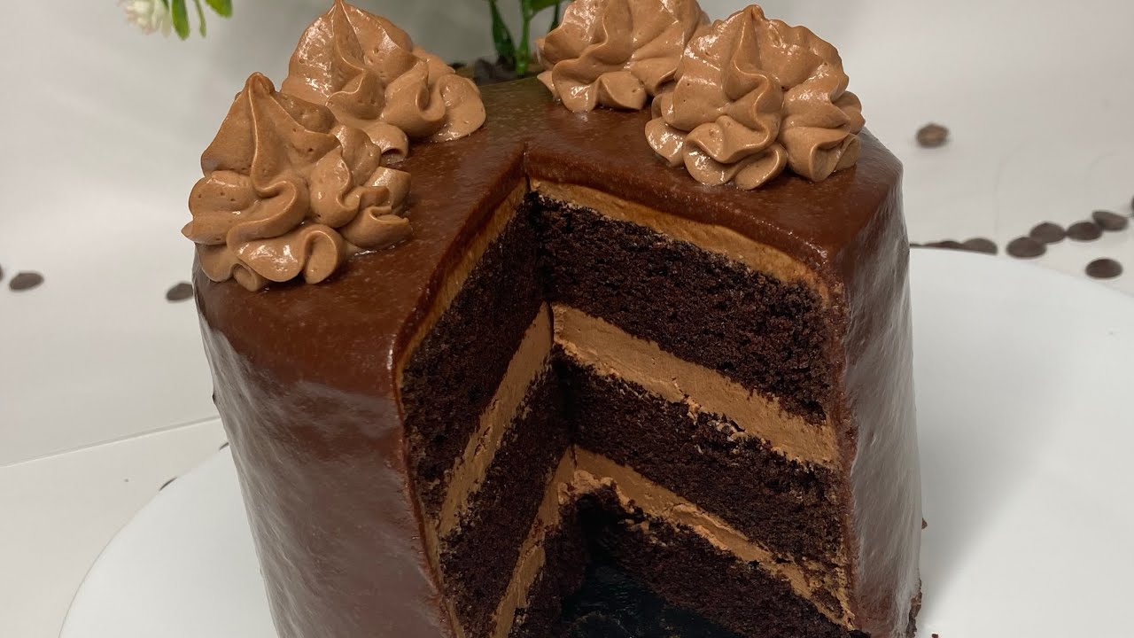 Gâteau au chocolatكيكة بالشكولاطة رائعة تنسيكم في كامل الوصفات  والكيك مشمخ طري بزاف بلا منشربوه