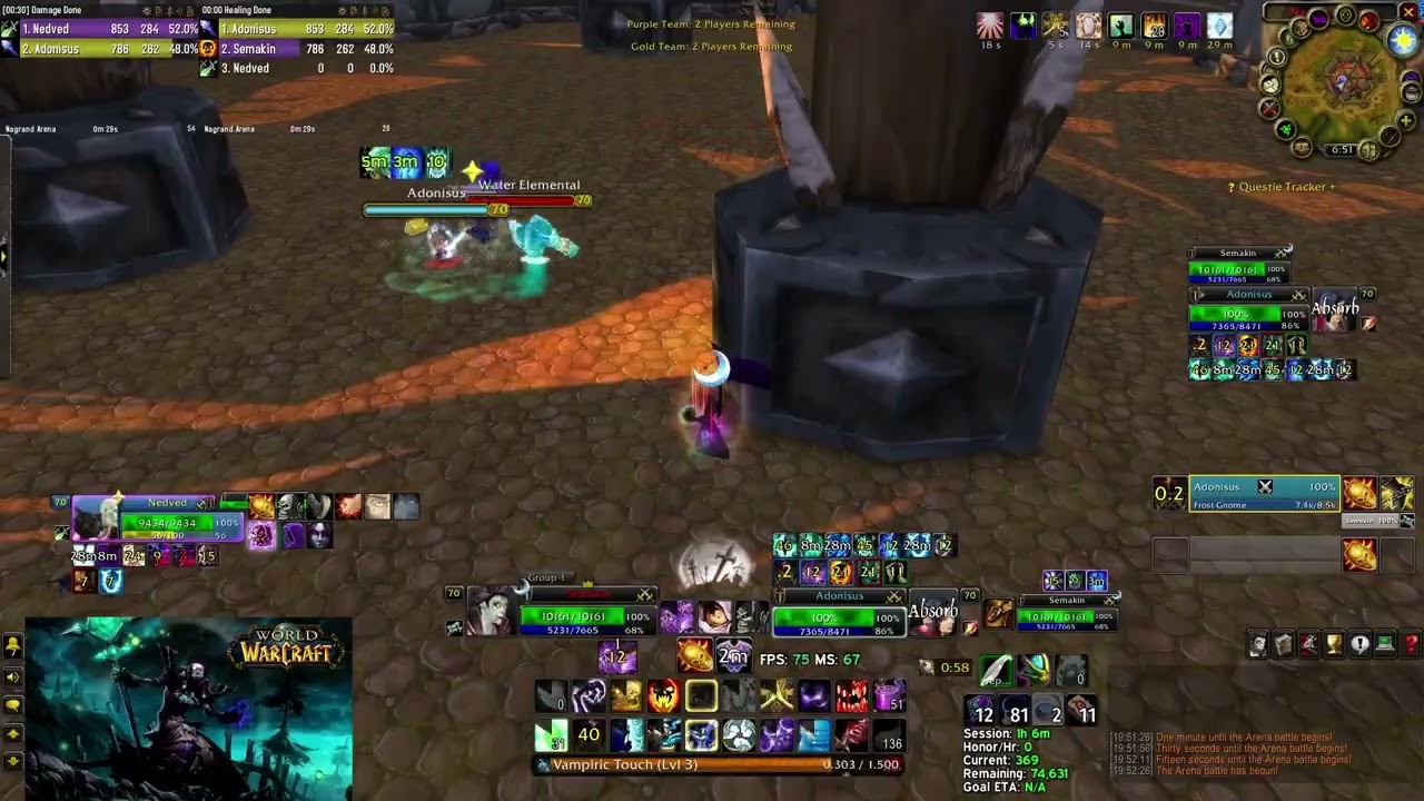 TBC Anniversary SP/R 2vs2 Arena Season 1