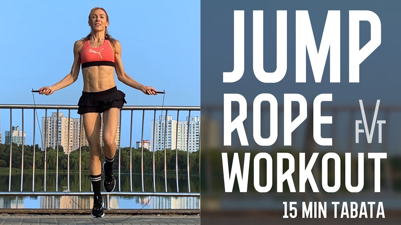 15 MIN FAT BURNING -JUMP ROPE tabata | ПРОФИЛАКТИКА ЛИШНЕГО ВЕСА-15 мин со скакалкой