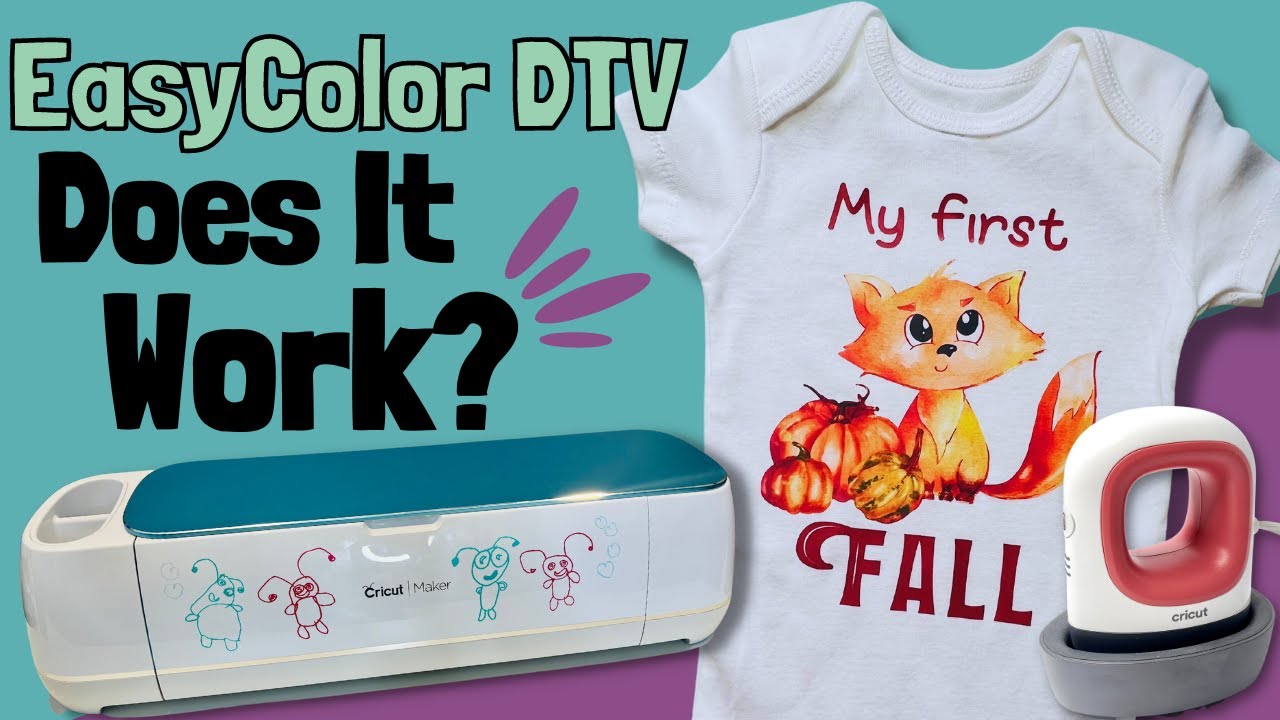 Testing Siser Easy Color DTV Printable Vinyl with Cricut / Printable Heat Transfer Vinyl