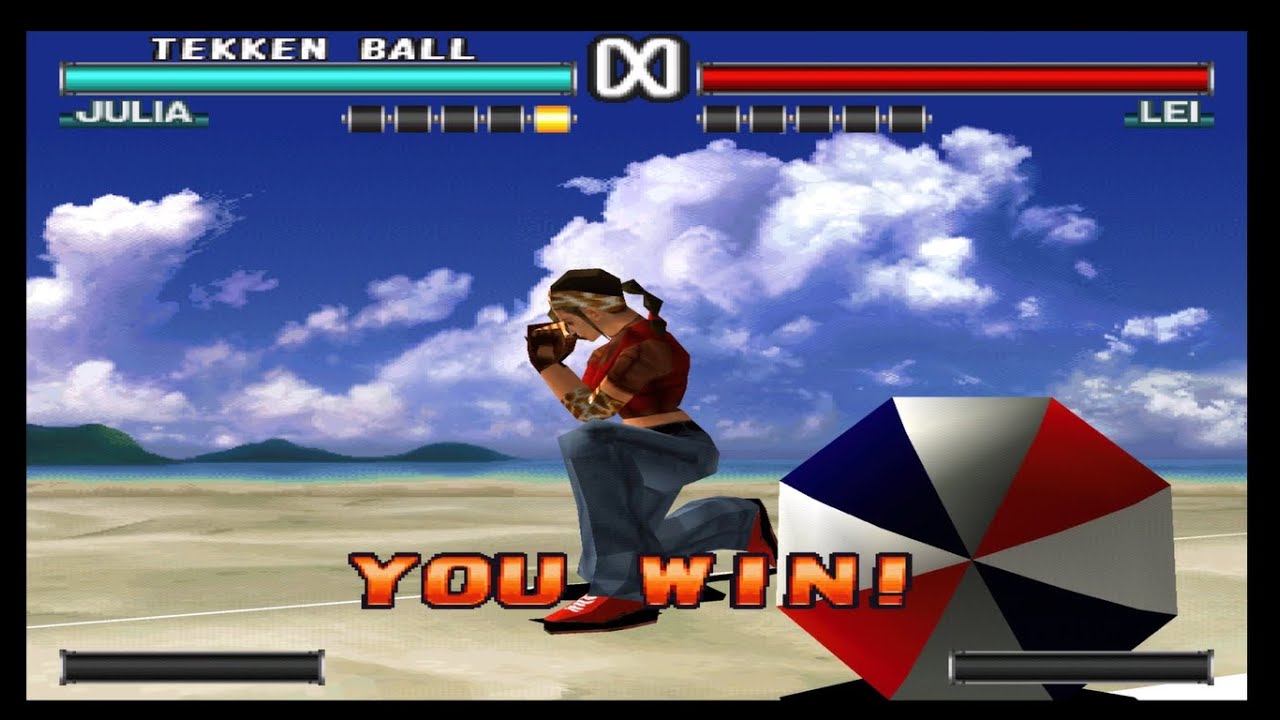 Tekken 3 julia (2P outfit) vs lei (2P outfit) (tekken ball) (5 rounds)