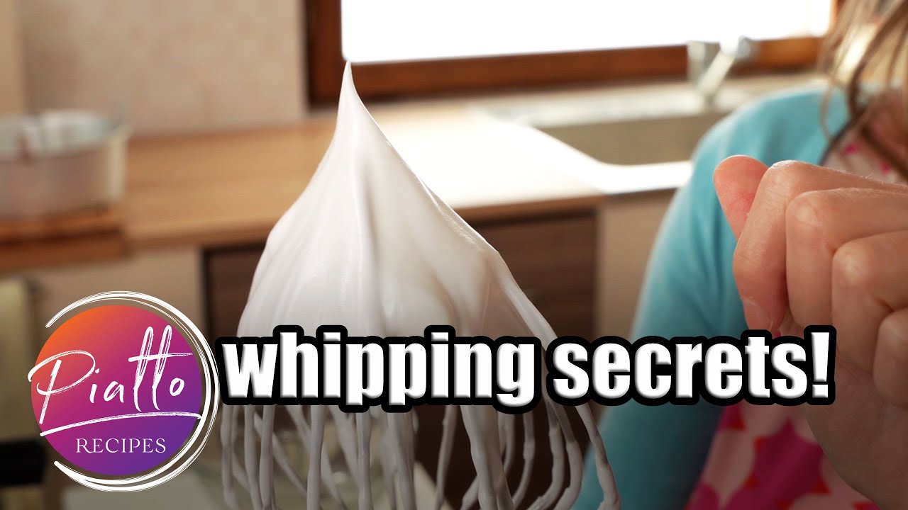 How to Whip Egg Whites and Sugar with a Mixer to Firm or Stiff Peaks