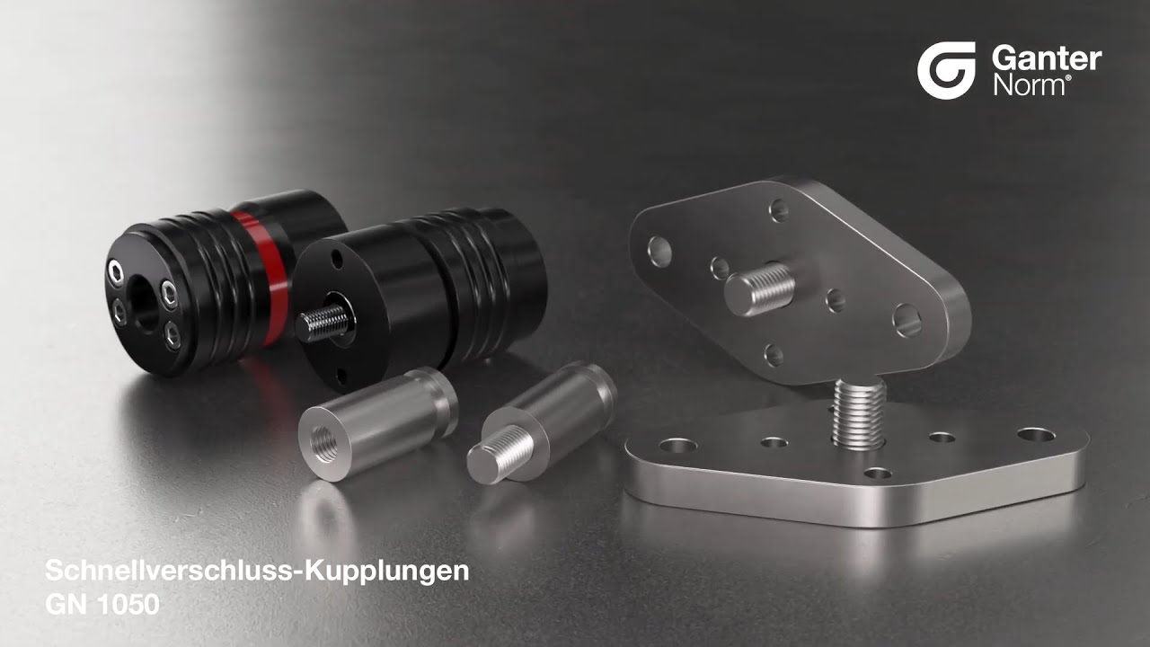 Schnellverschluss-Kupplungen GN 1050 - Effiziente und werkzeuglose Befestigung für präzise Montage
