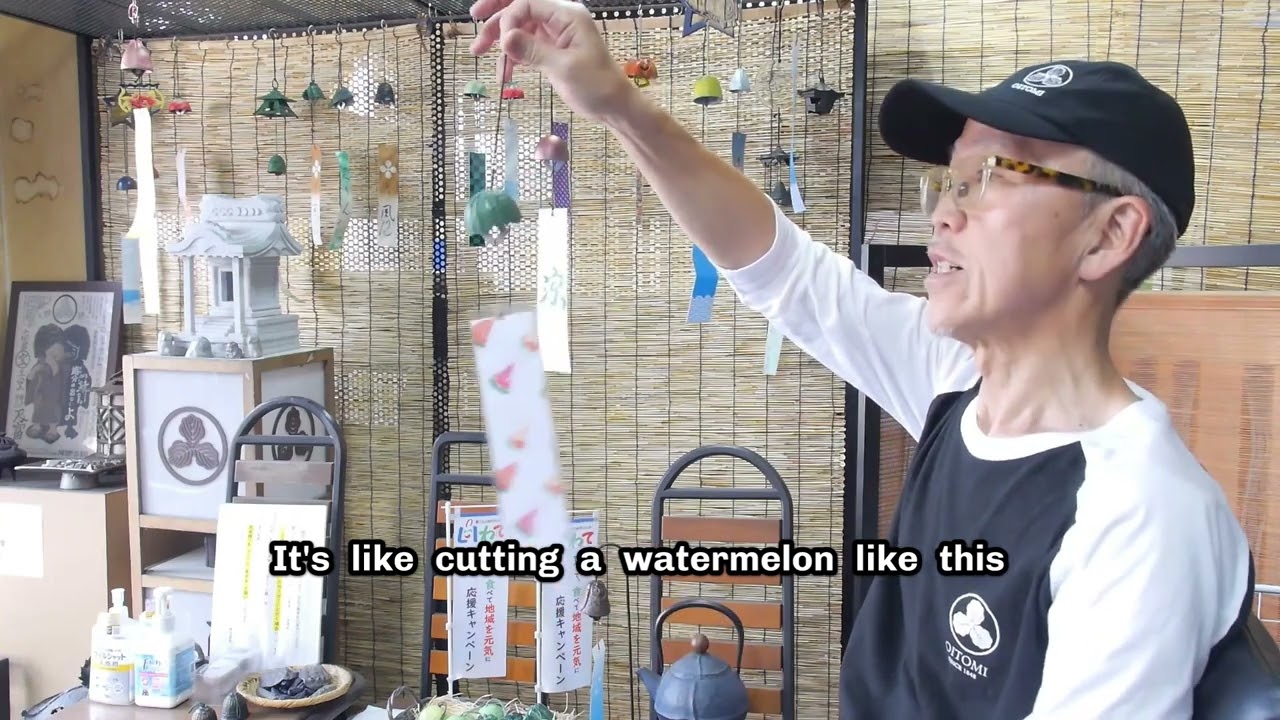 Traditional Japanese Cast-Iron Wind Chimes Introduced by an Artisan #windchime #handmade #handcraft