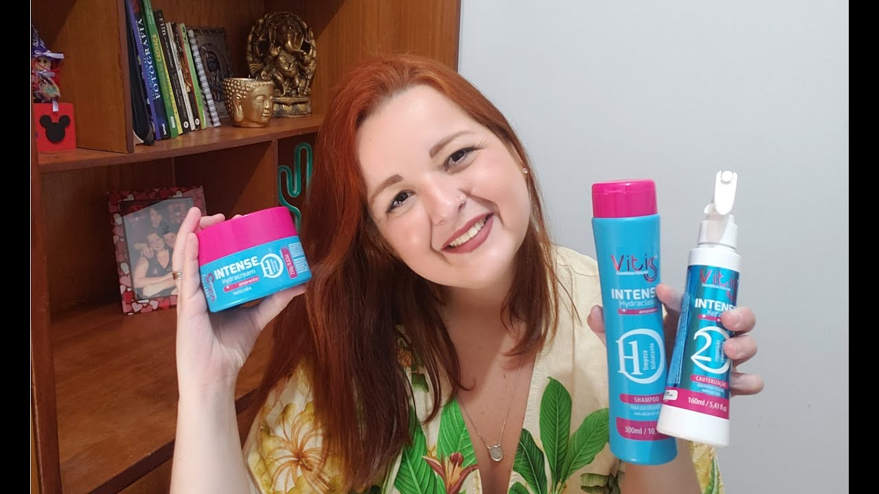 CABELOS SUPER BRILHANTES - SHAMPOO, QUERATINA E CREME // Vitiss Intense Repair + Amaranto