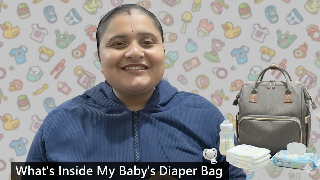 What's Inside My Baby's Diaper Bag😁