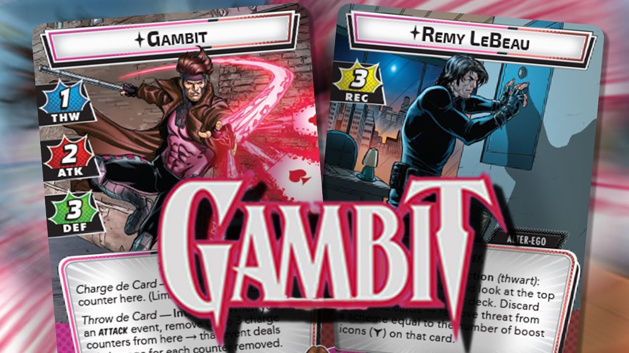 Gambit Hero Pack PREVIEW || Marvel Champions