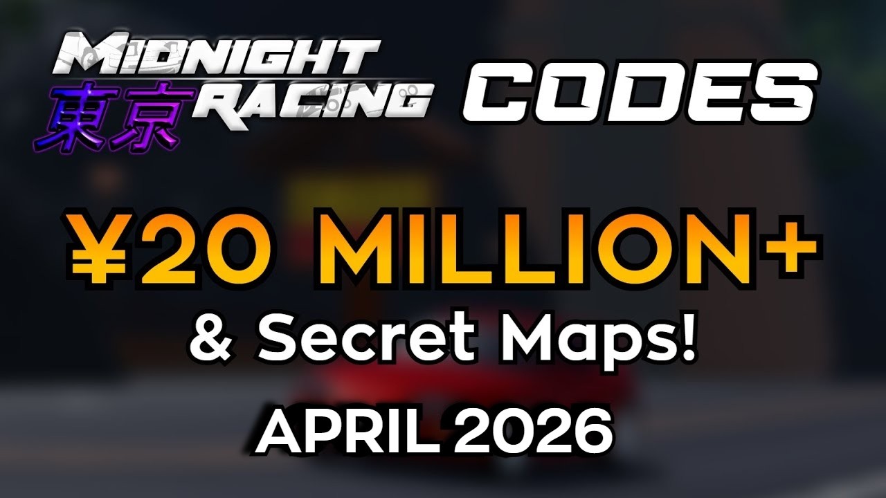 *20 МИЛЛИОНОВ ЙЕН* Все коды Midnight Racing: Токио (октябрь 2025 г.)