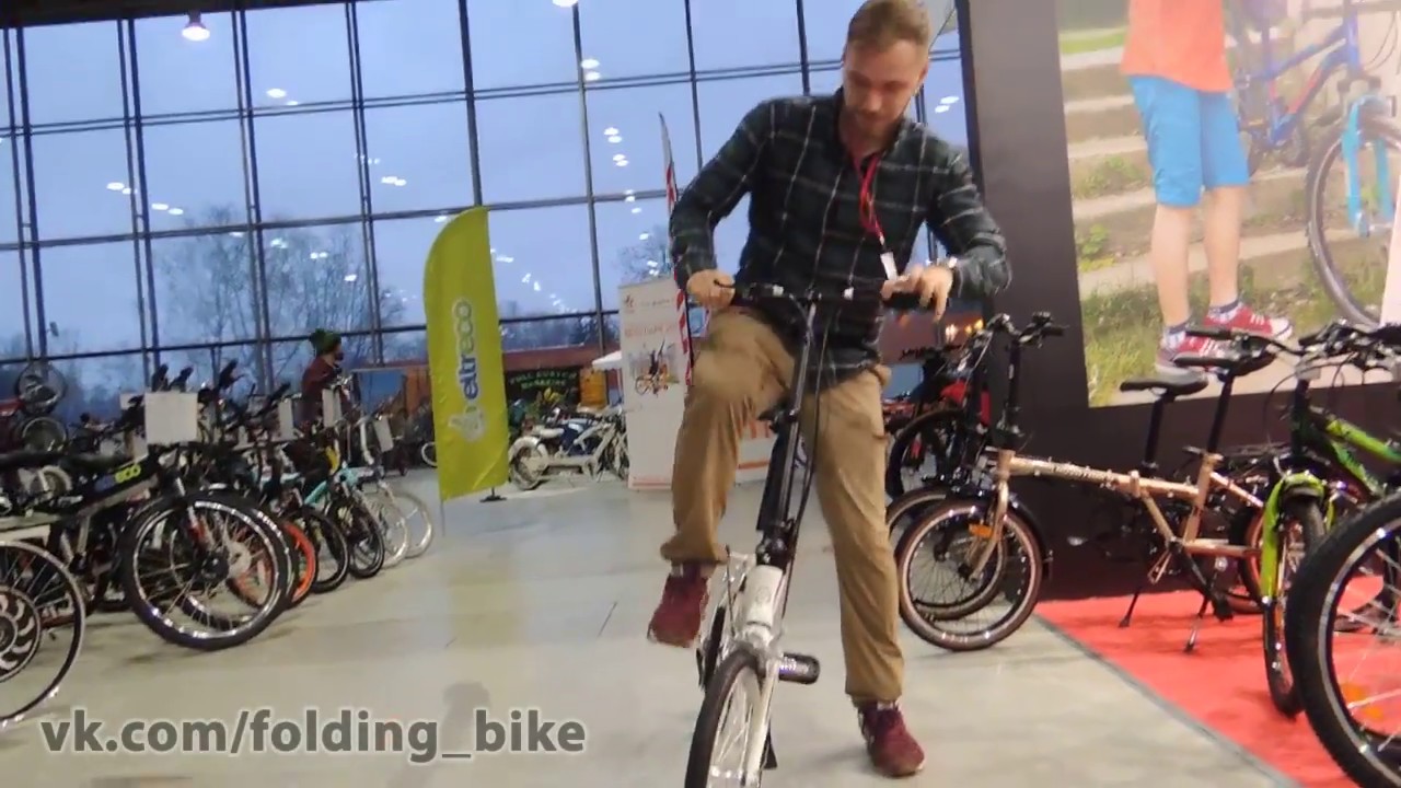 Русский Brompton. Novatrack TG-16 на выставке Велопарк