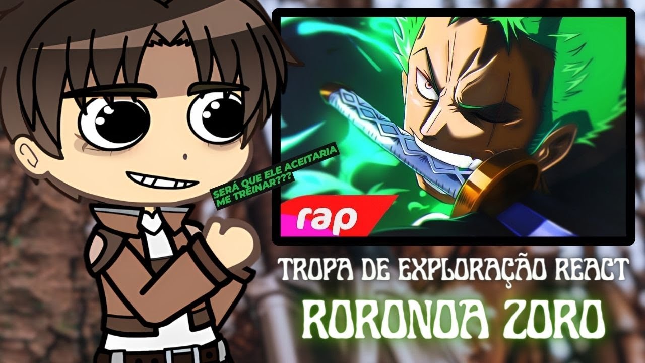 Attack On Titan React a Rap do Zoro - O Maior Espadachim do Mundo (7MZ)