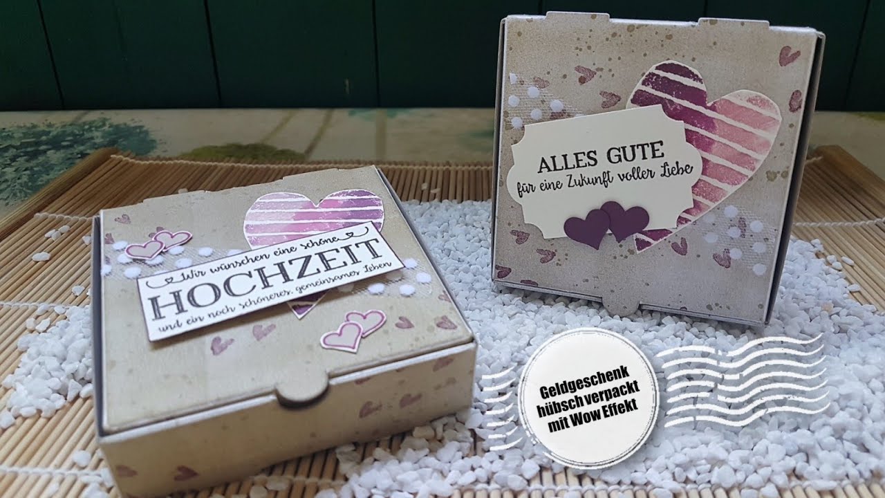 Geldgeschenk zur Hochzeit - hübsch verpackt & mit Wow-Effekt - Stampin`Up!