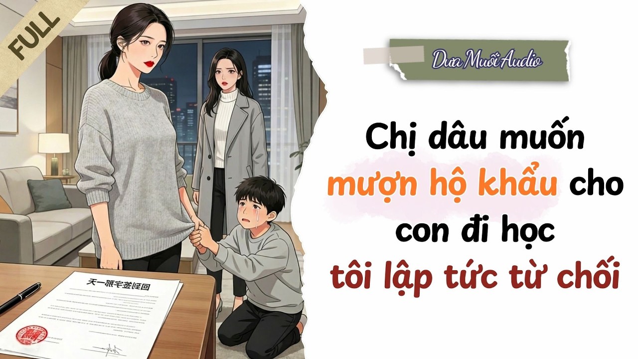 [Truyện Audio] Chị Dâu Muốn Mượn Hộ Khẩu Cho Con Đi Học, Tôi Lập Tức Từ Chối