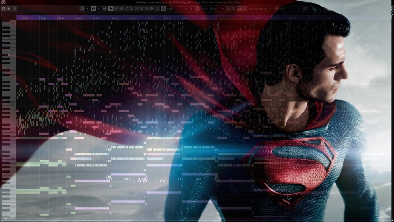 Man Of Steel OST - First Flight 3m15b [HZ & JXL] MIDI Mockup