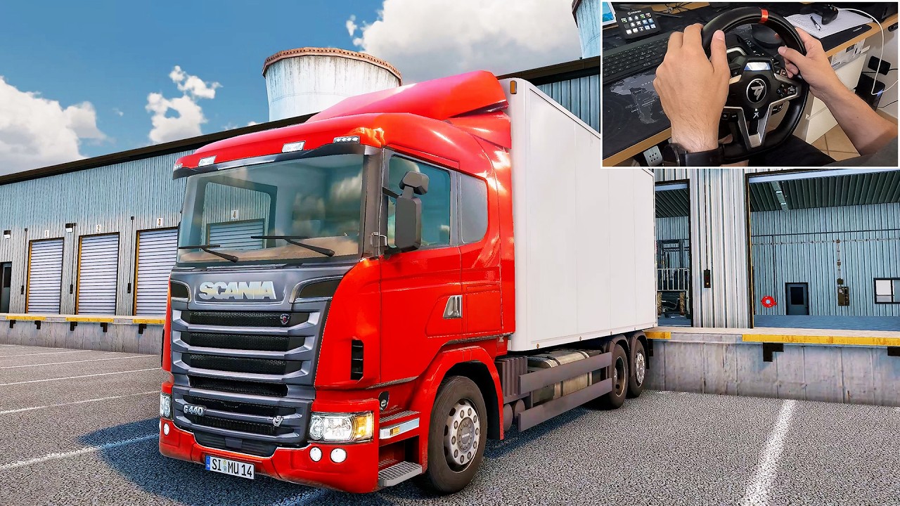 Scania G 440 Heavy Cargo Loading and Delivery in Truck & Logistics Simulator - Thrustmaster T248