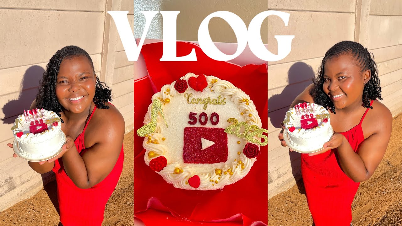 WEEKLY VLOG🤍: WE DID IT😭🤍500 subscribers celebration| Grocery Top Up & more South African YouTuber 