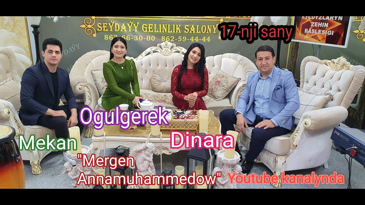Ýyldyzlaryň zehin bäsleşigi 17-nji sany Mekan Baýja, Ogulgerek Durdyýewa we Dinara Açylowa