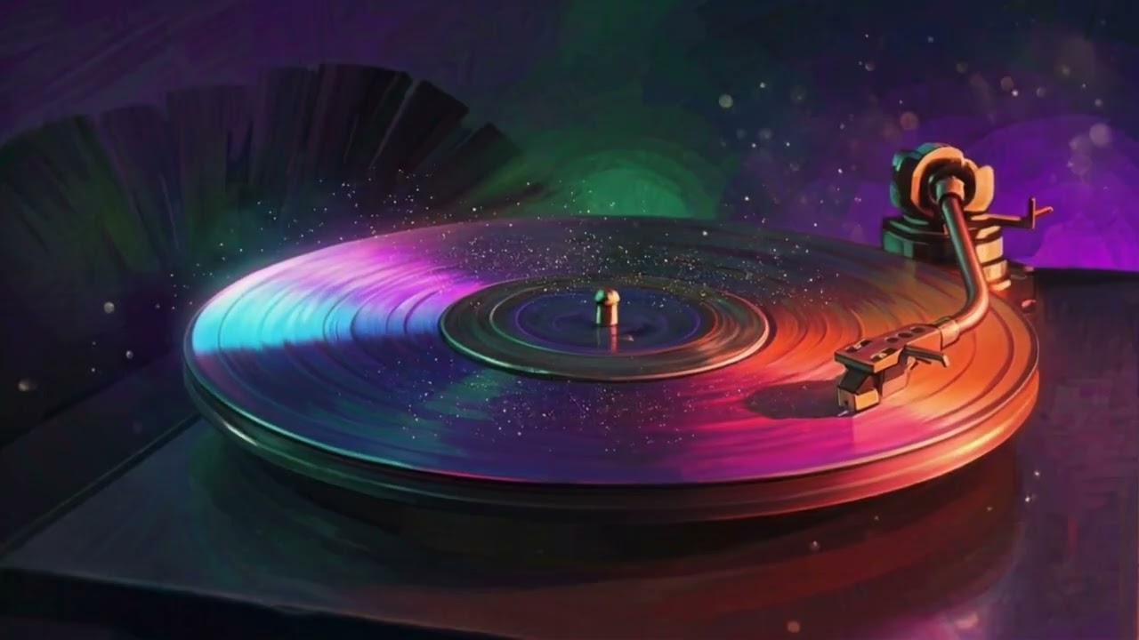 mooooody // 🎧 hypnotic vinyl record 3 hour background visuals for relaxing / studying (no sound)
