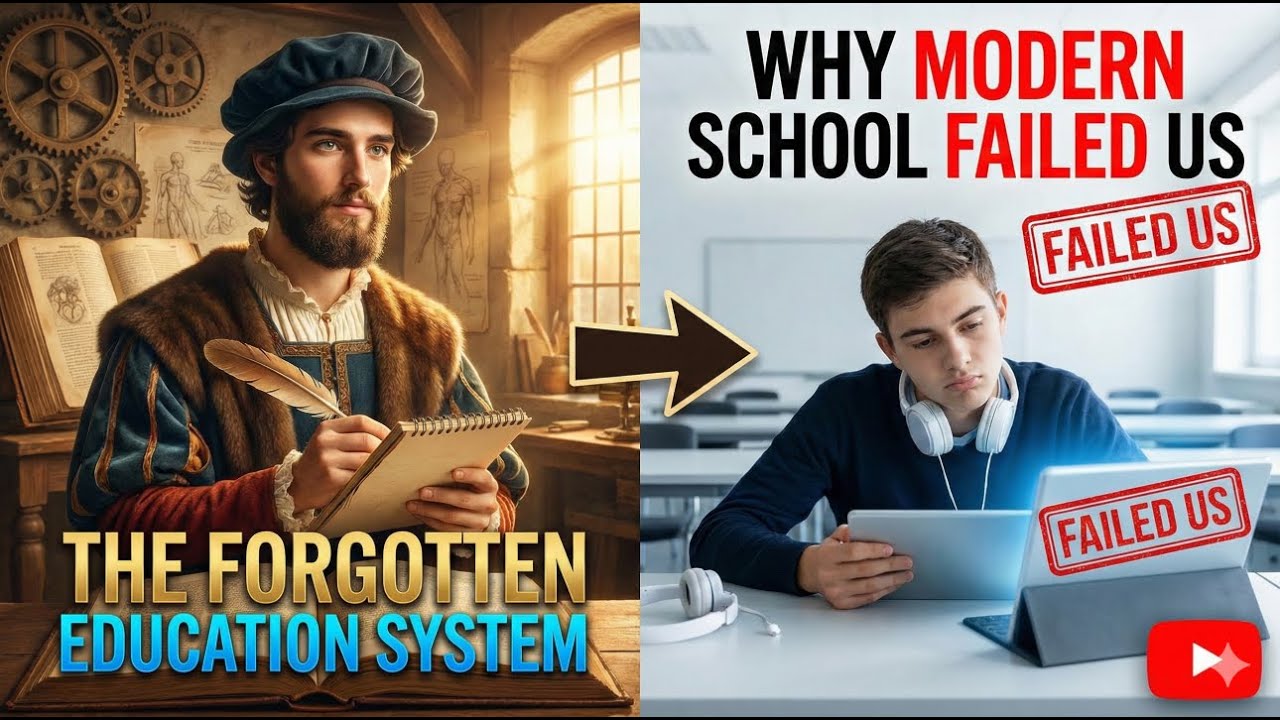 The FORGOTTEN Education System That Created Da Vinci (And Why Modern School FAILED Us)