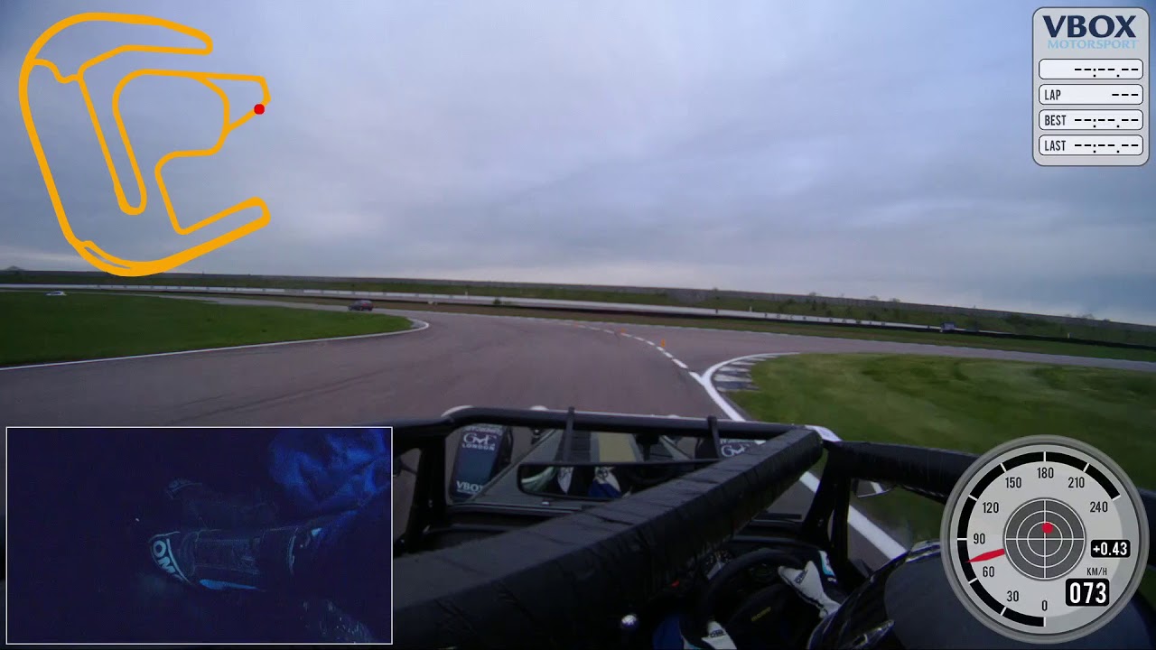 Full Lap Rockingham Speedway - VBOX footage
