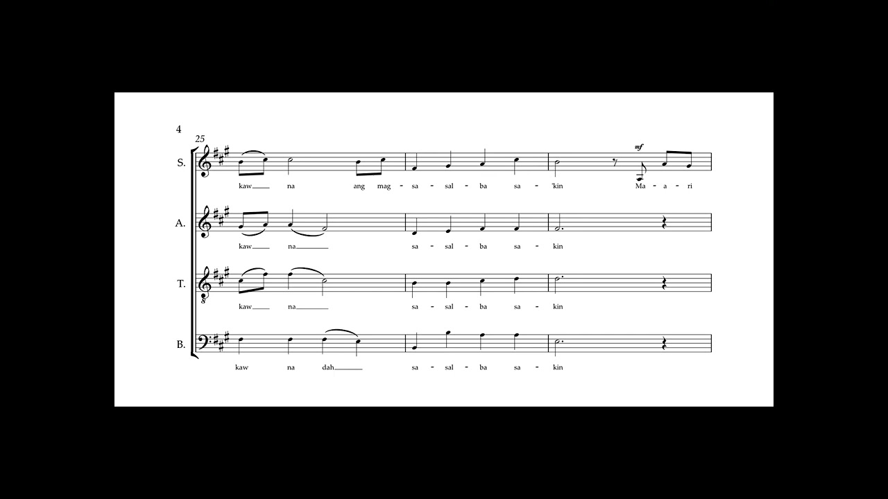 Ikaw Ang Aking Mahal | The General’s Daughter (OST) | SATB