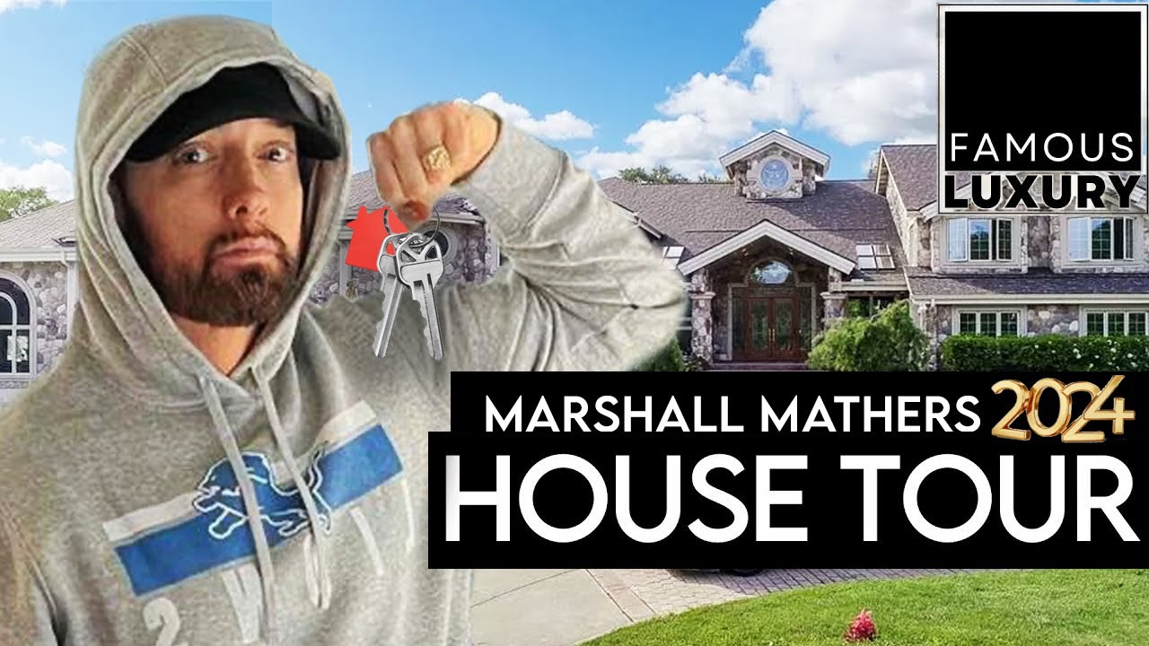 Eminem | House Tour 2024 | New Clinton Mansion, Mom's Spaghetti, Kim Mathers Mansion & more...