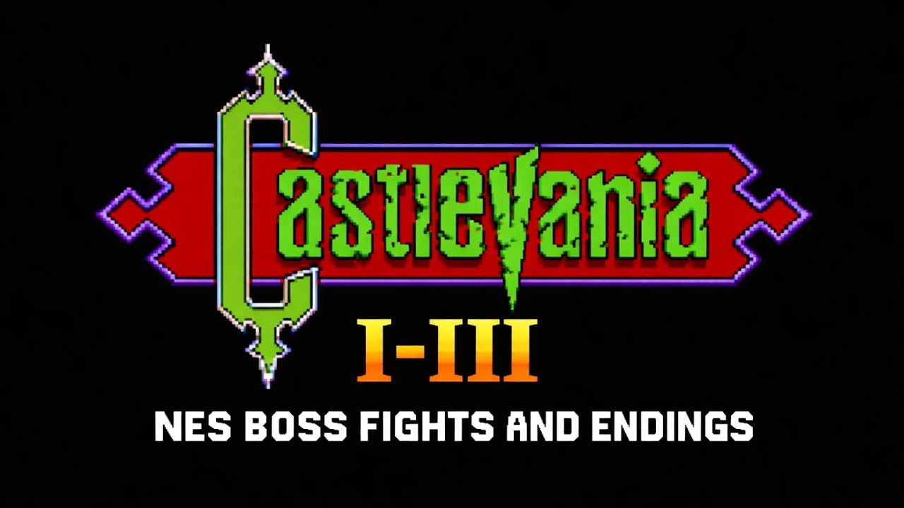Castlevania I-III - NES boss fights and endings