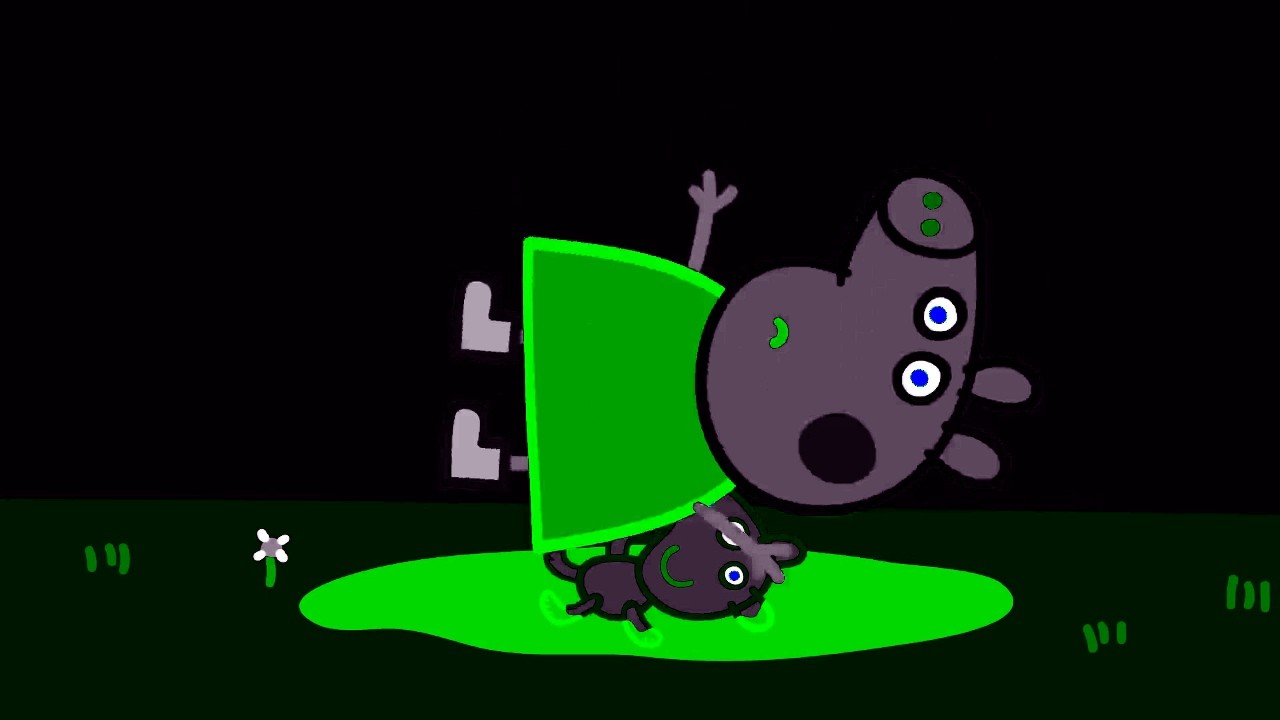 Peppa pig- Peppa is sledding with Teddy.[ W//Effects](Sponsored by Gamavision Csupo Effects )