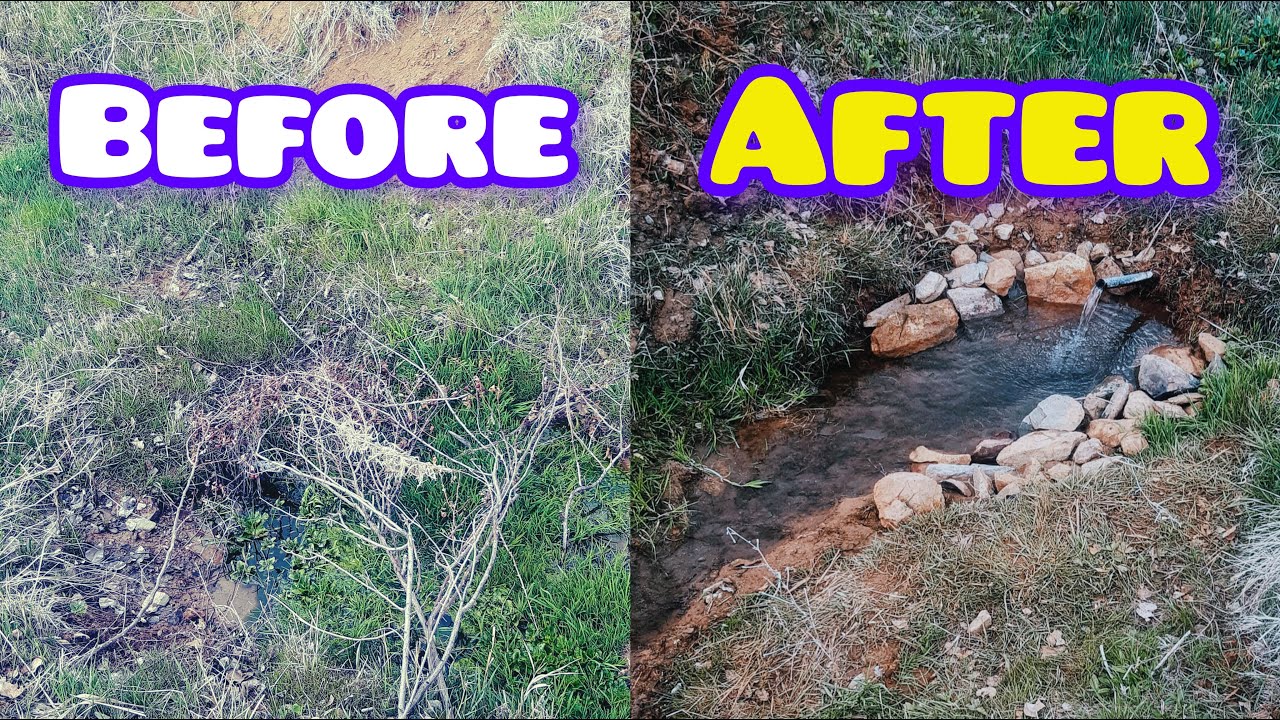 Transforming a Mountain Spring into a Clean Water Source #nature #water #mountains