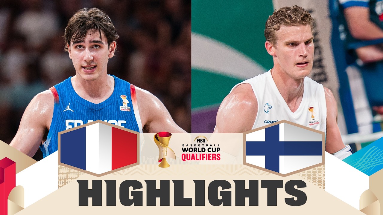 France 🇫🇷 v Finland 🇫🇮 | Highlights | FIBA Basketball World Cup 2027 European Qualifiers