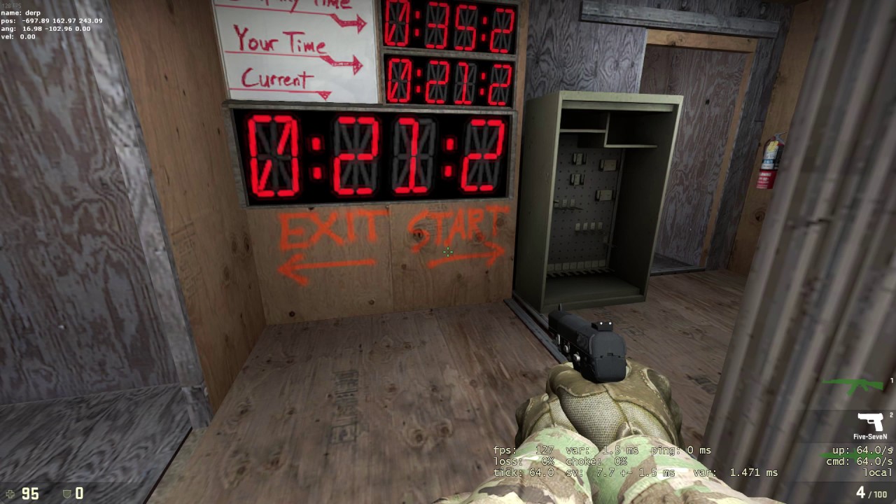 CS:GO Gun Range Speedrun 