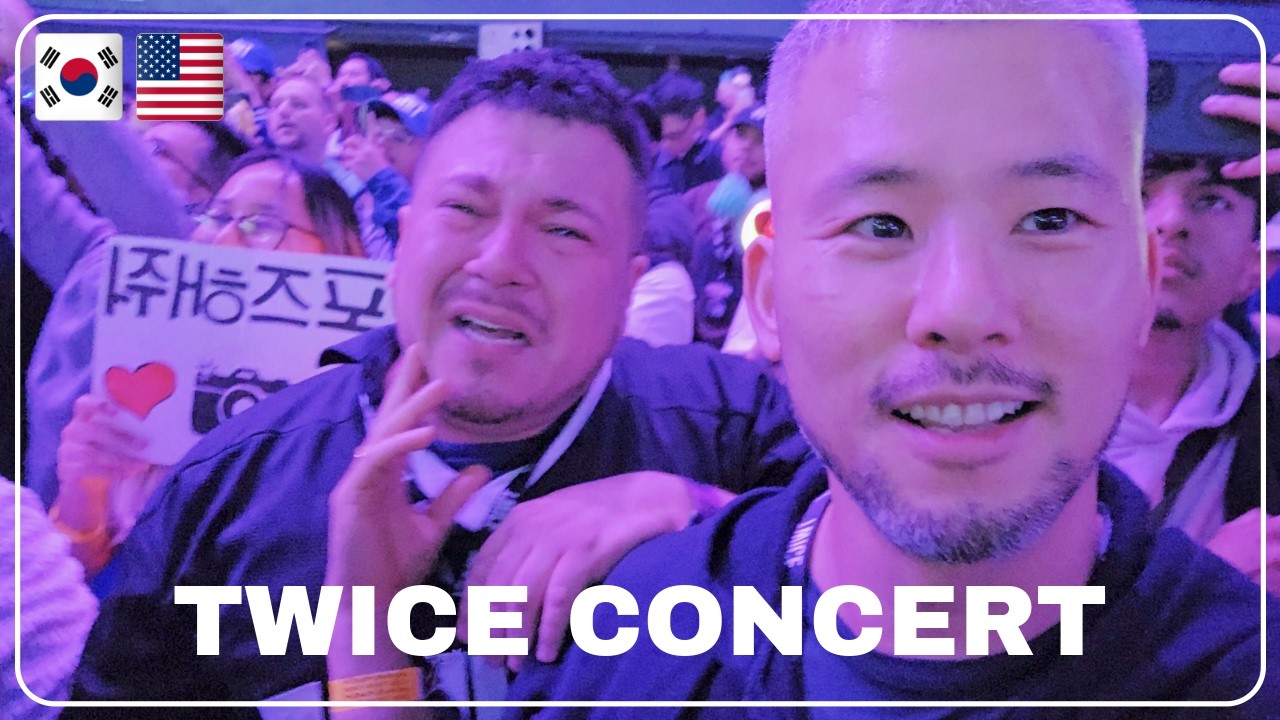 한미 게이부부 LA에서 트와이스 콘서트 관람! / Korean & American husbands attend a TWICE concert in LA