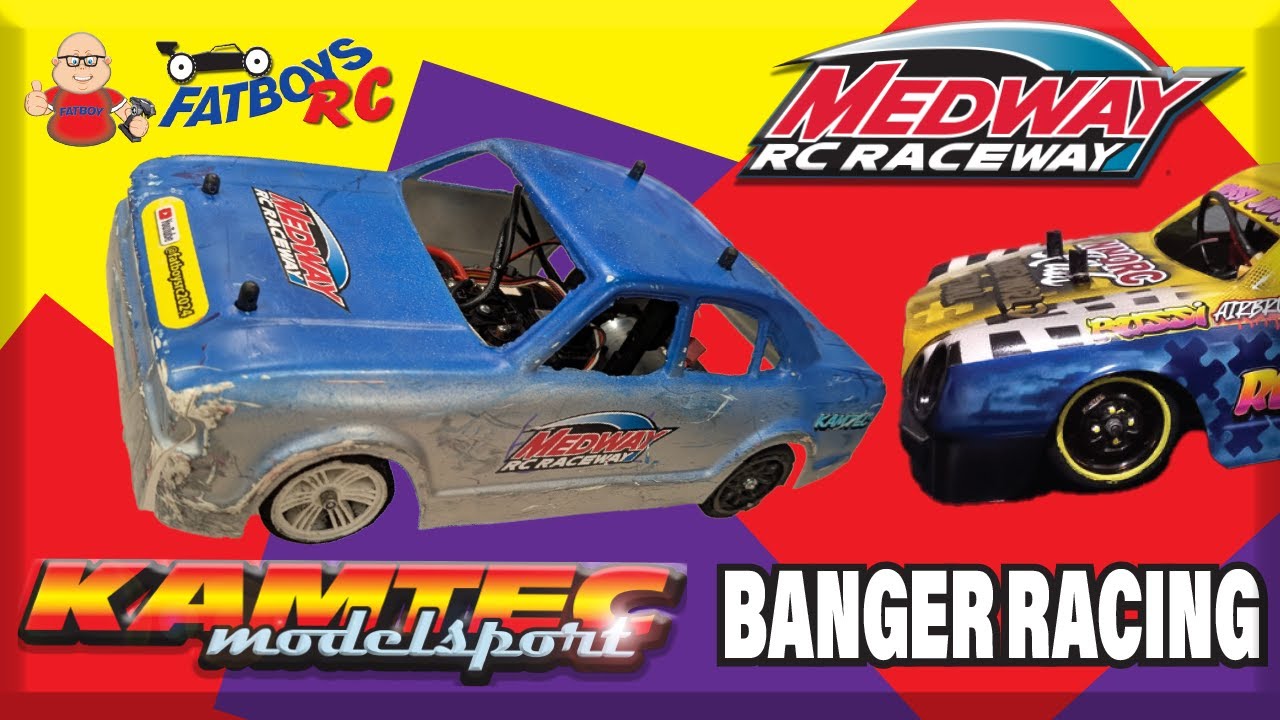 🔥 EXCITING NEW RC RACING FORMAT: Kamtec Banger Racing at Medway RC Raceway! 🔥  #bangers #rcbanger