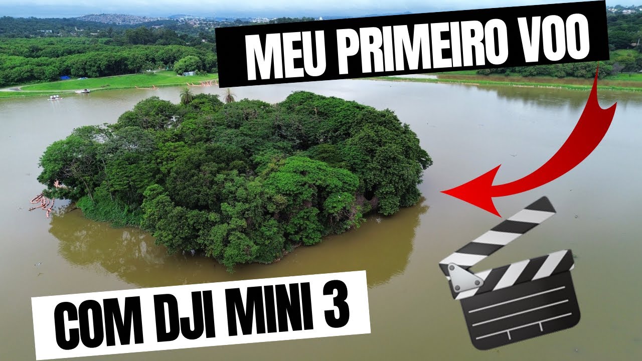 Meu primeiro vídeo na horizontal com dji Mini 3 🎬🎥🙅‍♂️.